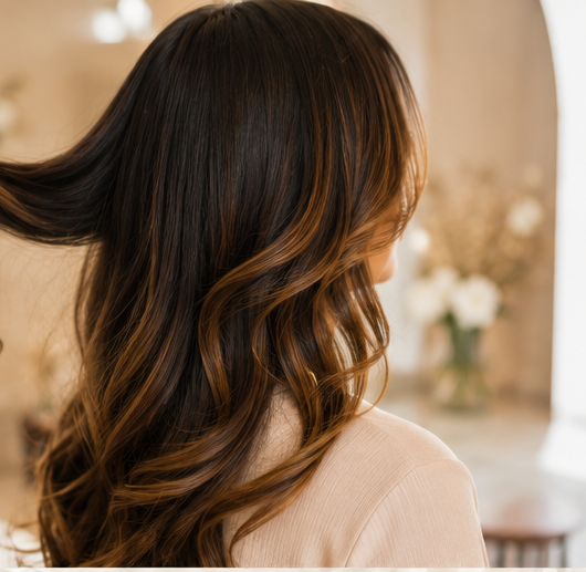 Hair styling at Plum & Sugar