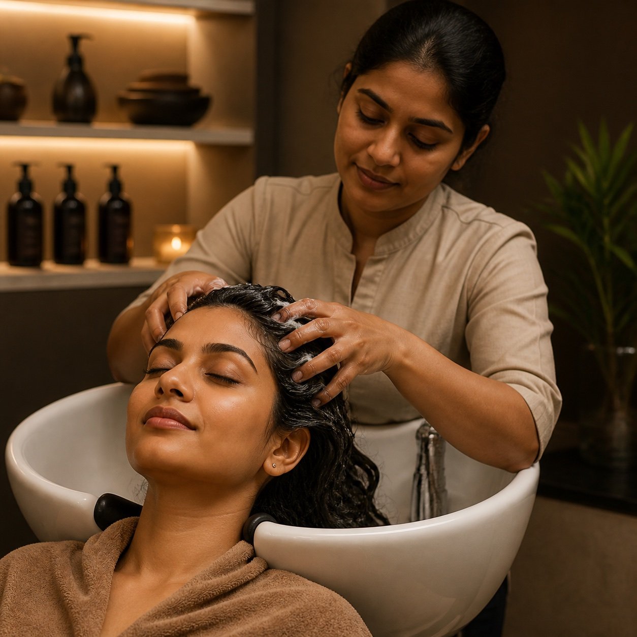 Korean Head Spa scalp ritual