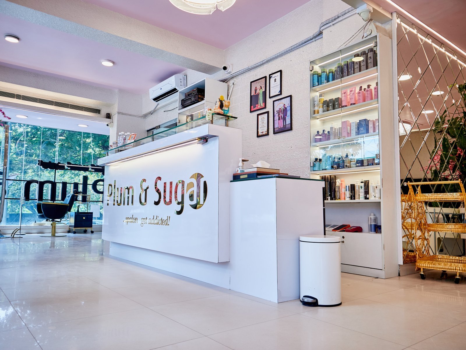 HSR Layout — Plum & Sugar salon interior