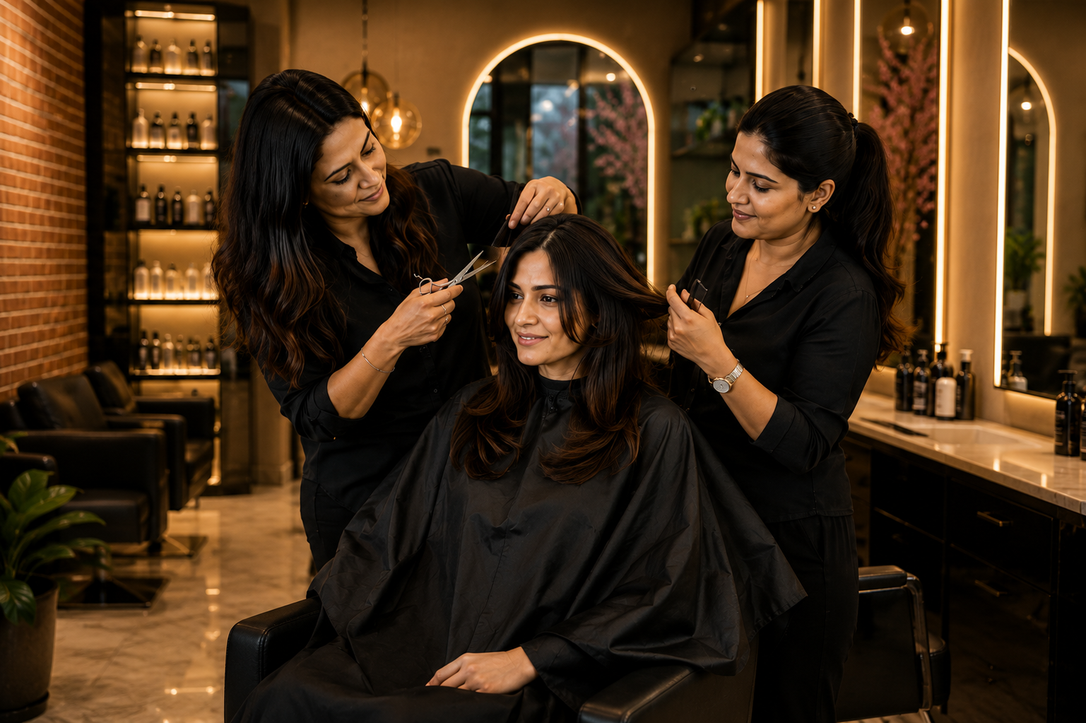 Haircut & Styling detail
