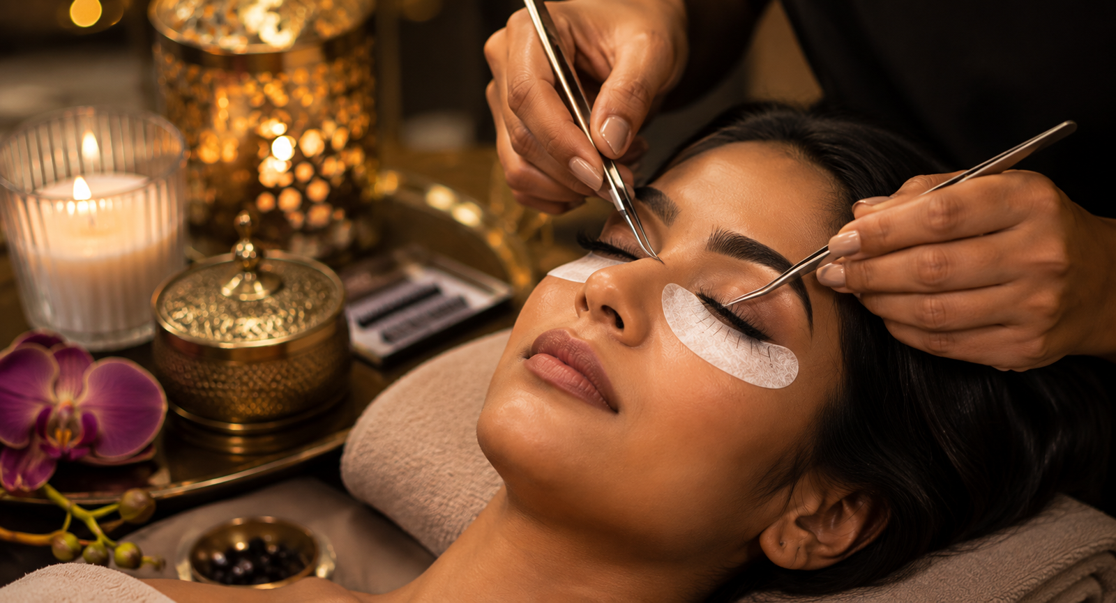 Lash lift treatment at Plum & Sugar HSR Layout
