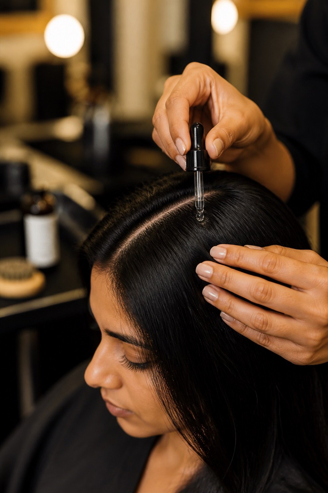 Scalp reset for oily, congested roots