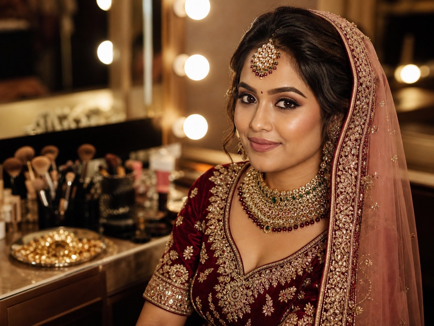 Indian bridal makeup consultation