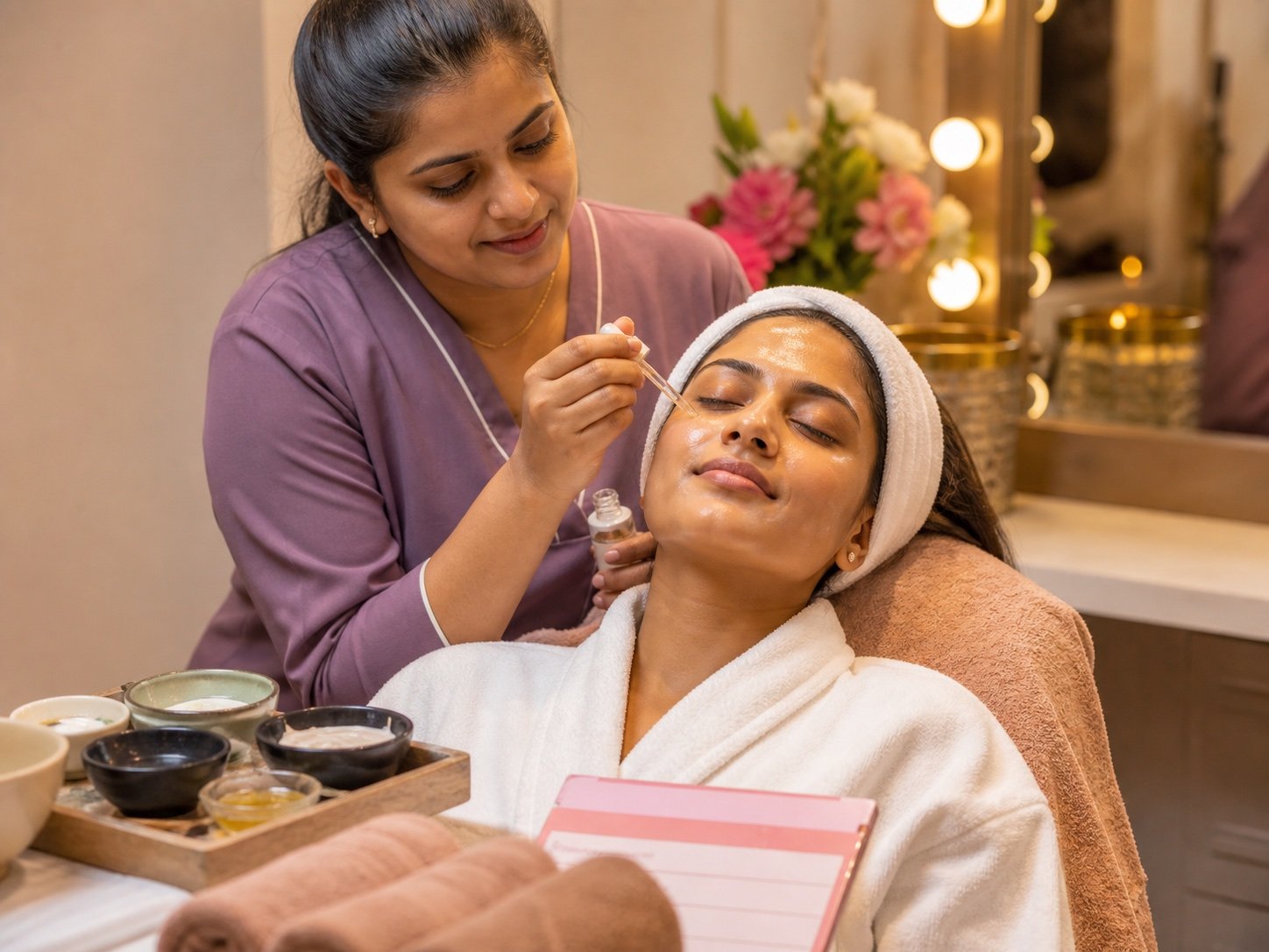 Pre-bridal care program for Indian bride