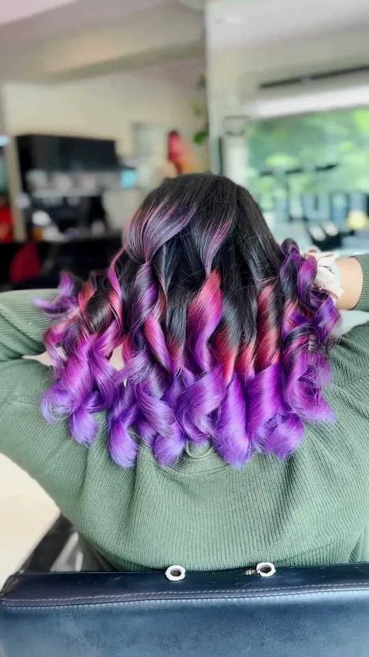 Fashion colour — Plum & Sugar salon, Bengaluru