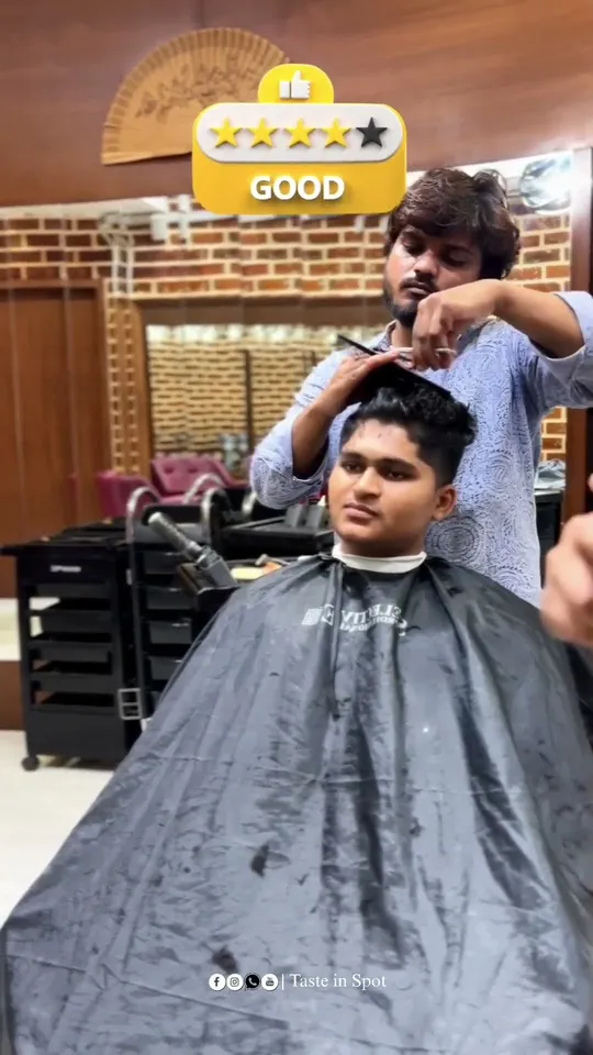 Men's haircut — Plum & Sugar salon, Bengaluru